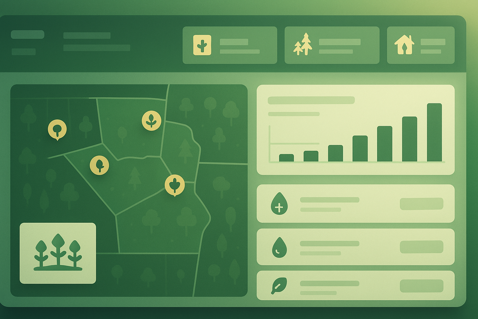 Reforestation project dashboard