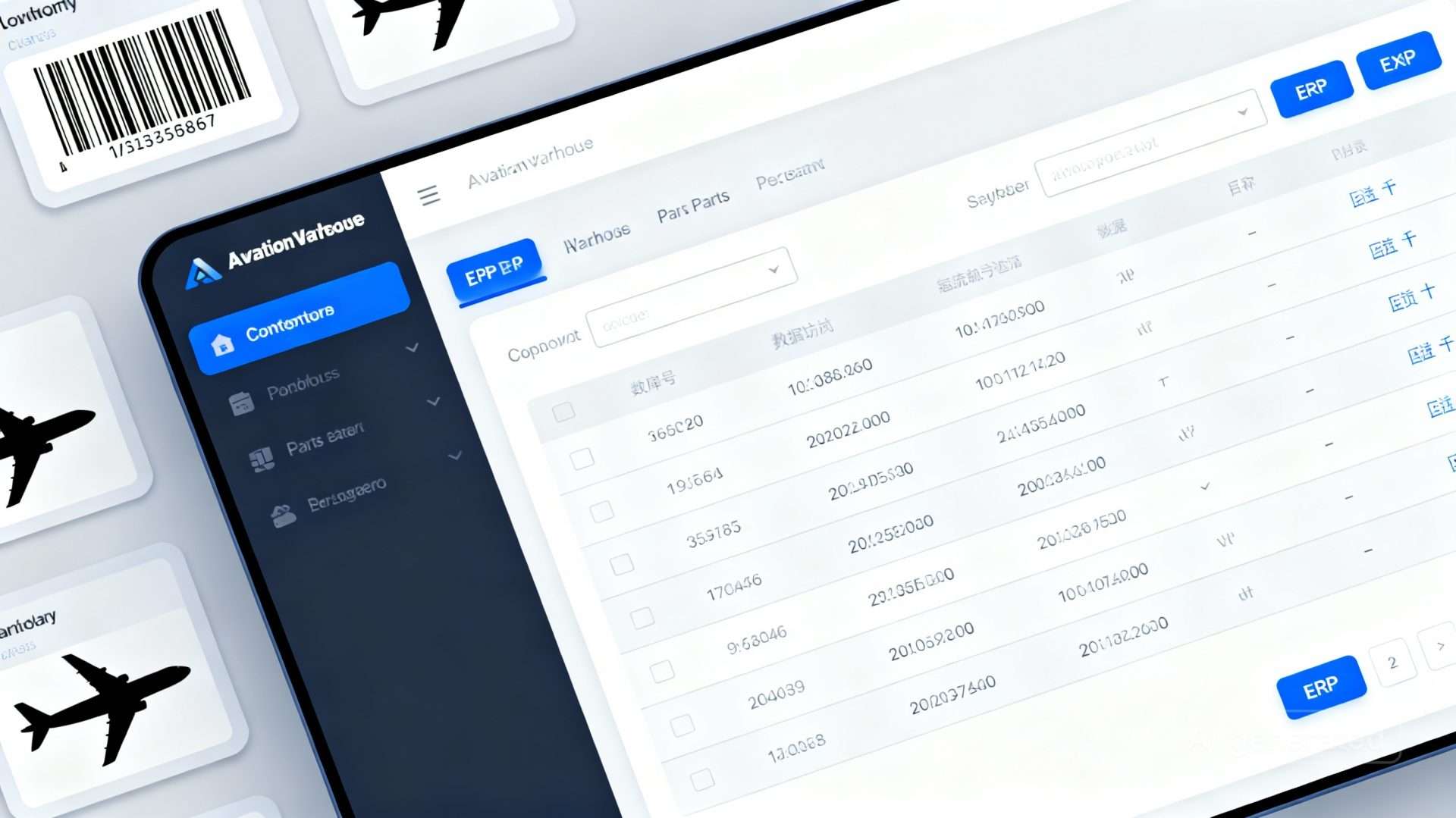 Parish digital archive interface